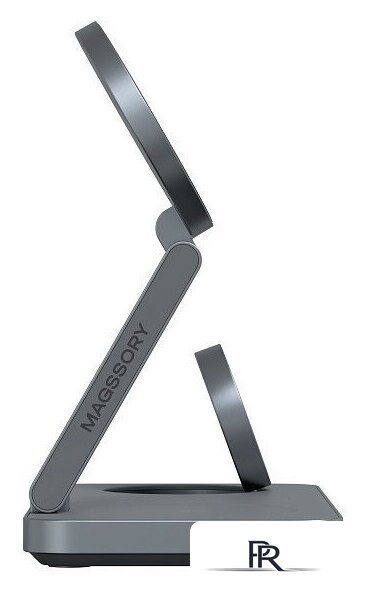 Беспроводное зарядное Magssory Yoga 3 в 1 Charging Station для Samsung Qi2 WCH017m (темно-серый) - Изображение №4 — Интернет-магазин ПроЗаказ