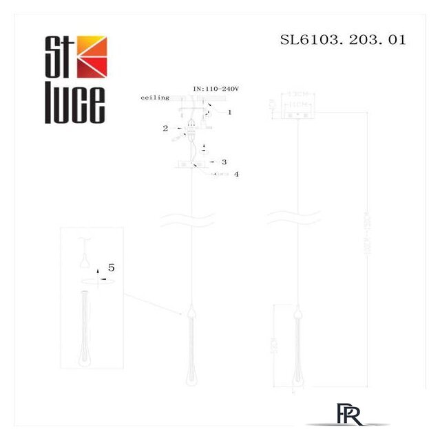 Точечный светильник ST Luce Faenza SL6103.203.01 - Изображение №5 — Интернет-магазин ПроЗаказ
