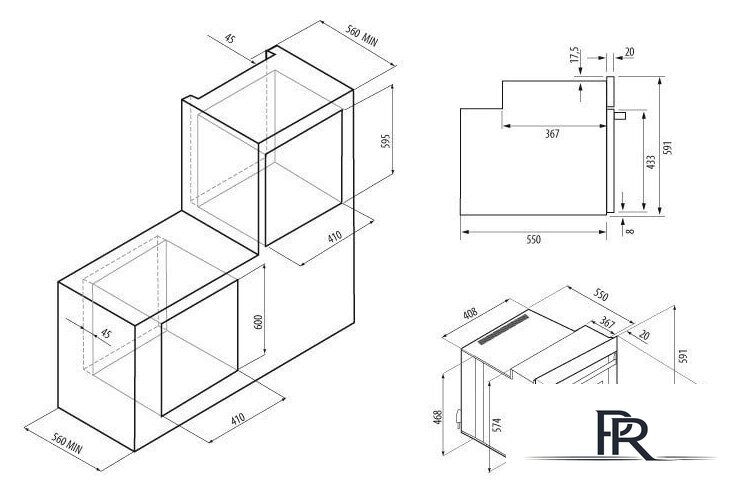 Электрический духовой шкаф Krona Breve 45 WH - Изображение №2 — Интернет-магазин ПроЗаказ