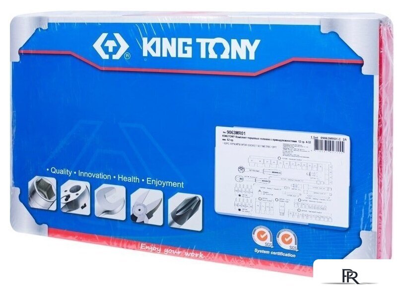 Универсальный набор инструментов King Tony 9063MR01 (62 предмета) - Изображение №5 — Интернет-магазин ПроЗаказ