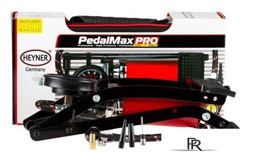 Насос ножной велосипедный Heyner PedalMax PRO (красный) - Изображение №1 — Интернет-магазин ПроЗаказ
