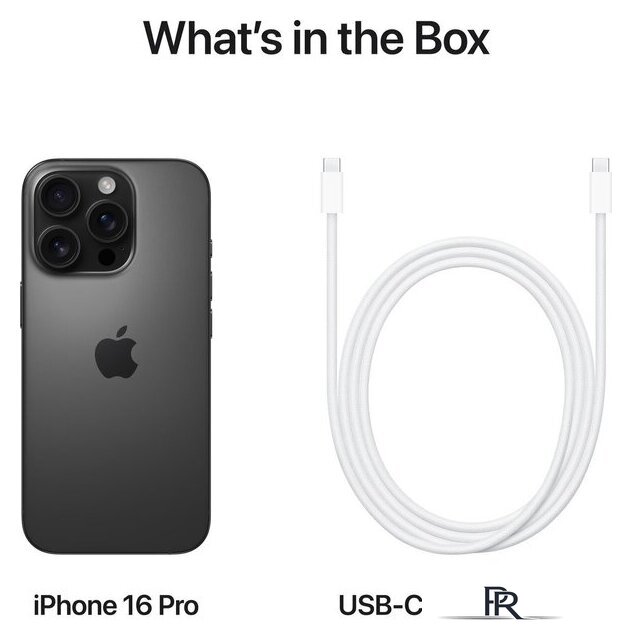 Телефон Apple iPhone 16 Pro Dual SIM 128GB (черный титан) - Изображение №7 — Интернет-магазин ПроЗаказ