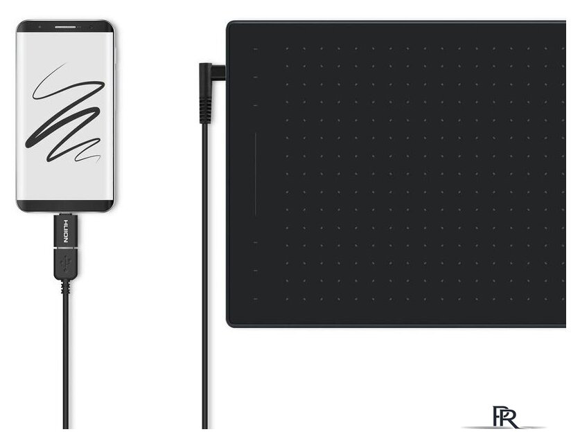 Графический планшет Huion Inspiroy RTP-700 (синий) - Изображение №8 — Интернет-магазин ПроЗаказ