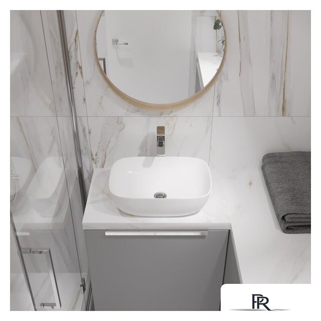 Умывальник Lauter 21493A + клапан 21190W + сифон 21635W (белый матовый) - Изображение №13 — Интернет-магазин ПроЗаказ