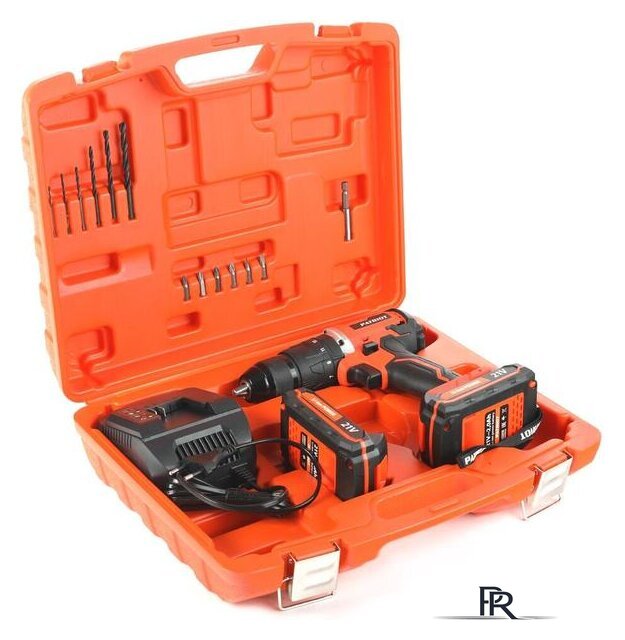 Ударная дрель-шуруповерт Patriot BR 210UES-h 180301555 (с 2-мя АКБ, кейс) - Изображение №12 — Интернет-магазин ПроЗаказ