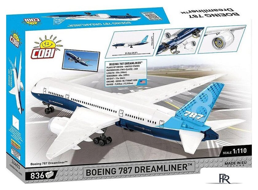 Конструктор Cobi Action Town Boeing 787 Dreamliner - Изображение №11 — Интернет-магазин ПроЗаказ