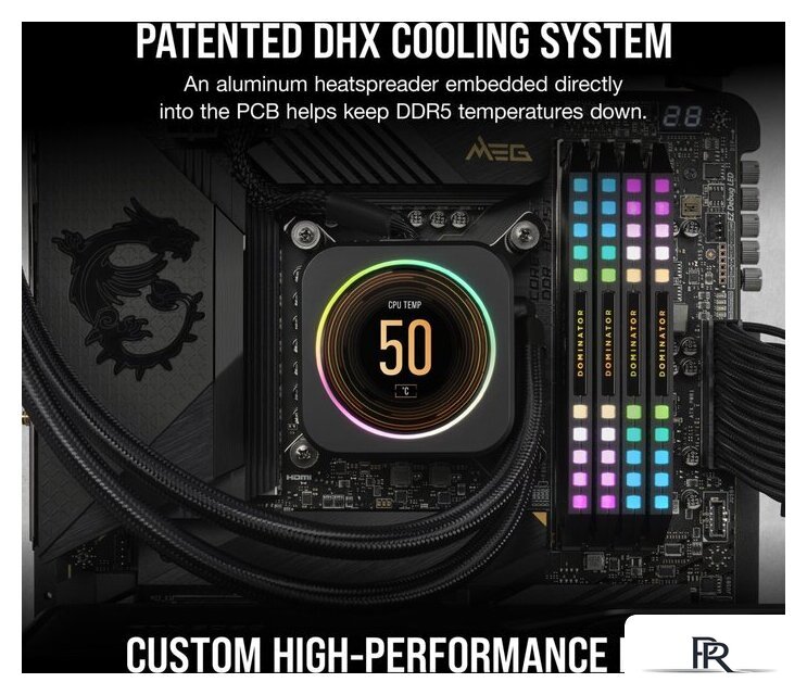 Оперативная память Corsair Dominator Platinum RGB 2x32ГБ DDR5 6600 МГц CMT64GX5M2B6600C32 - Изображение №5 — Интернет-магазин ПроЗаказ