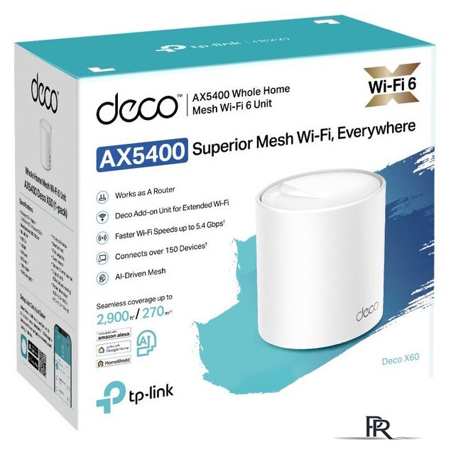 Wi-Fi роутер TP-Link Deco X60 V3.2 (1 шт.) - Изображение №8 — Интернет-магазин ПроЗаказ