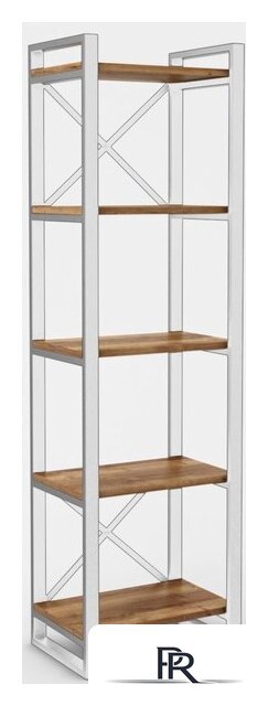 Стеллаж Hype Mebel Стандарт 80x170 (белый/дуб галифакс олово) - Изображение №1 — Интернет-магазин ПроЗаказ