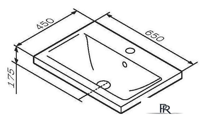 Умывальник AM.PM X-Joy M85AWCC0652WG - Изображение №4 — Интернет-магазин ПроЗаказ