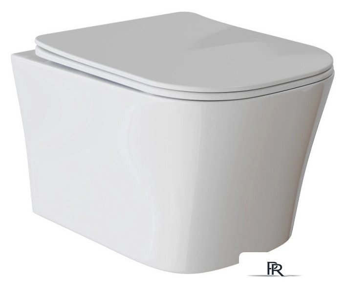 Унитаз подвесной White Wave Promo (белый глянец) - Изображение №1 — Интернет-магазин ПроЗаказ