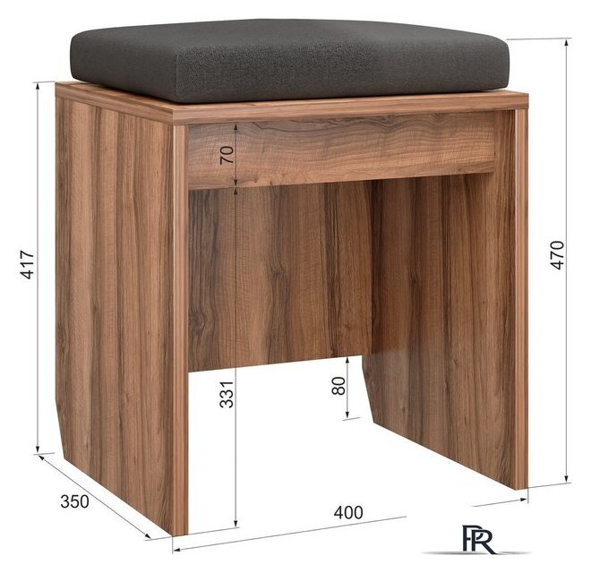 Банкетка Аквилон Чарли №8 (авелано) - Изображение №4 — Интернет-магазин ПроЗаказ