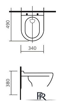 Унитаз подвесной Sanita Luxe Attica (с пневмокрышкой) - Изображение №2 — Интернет-магазин ПроЗаказ