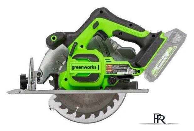 Дисковая (циркулярная) пила Greenworks GD24CS 1500907CUG (с 1-им АКБ) - Изображение №2 — Интернет-магазин ПроЗаказ