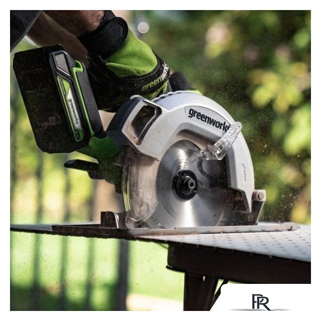 Дисковая (циркулярная) пила Greenworks GD24CS 1500907CUG (с 1-им АКБ) - Изображение №11 — Интернет-магазин ПроЗаказ