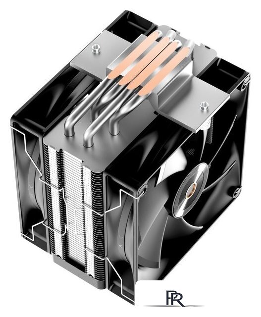 Кулер для процессора Ocypus Delta A40 Elite BK Dual FAN Delta-A40-BK2NNWN00X-GL - Изображение №4 — Интернет-магазин ПроЗаказ