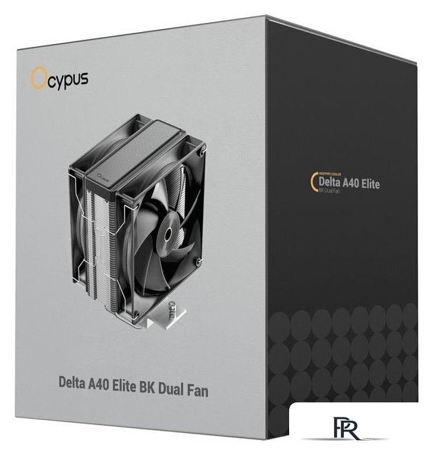 Кулер для процессора Ocypus Delta A40 Elite BK Dual FAN Delta-A40-BK2NNWN00X-GL - Изображение №10 — Интернет-магазин ПроЗаказ