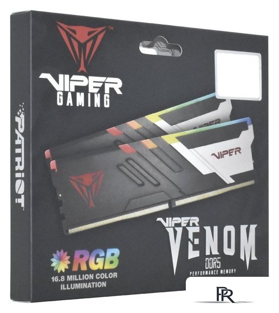 Оперативная память Patriot Viper Venom RGB 2x16ГБ DDR5 6200МГц PVVR532G620C40K - Изображение №6 — Интернет-магазин ПроЗаказ