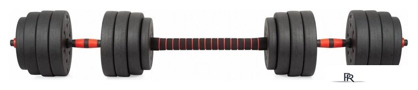 Набор гантелей с грифом для штанги VictoryFit VF-DC400 2x20 кг - Изображение №3 — Интернет-магазин ПроЗаказ