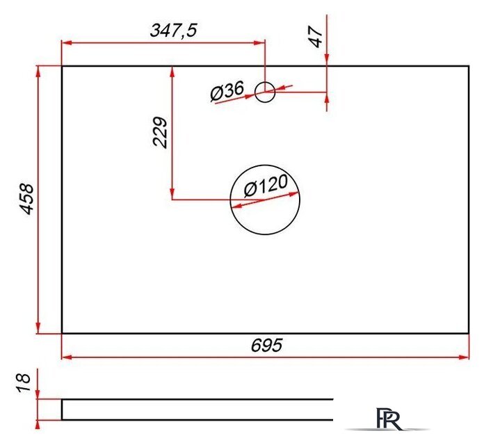  ЗОВ Тумба под умывальник Парма 70 P70LWP0MWHMC1A-LDSPW (белый/белый галифакс) - Изображение №6 — Интернет-магазин ПроЗаказ