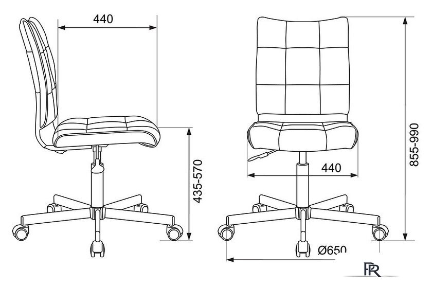 Офисное кресло Бюрократ CH-330M/LT-21 (песочный) - Изображение №6 — Интернет-магазин ПроЗаказ