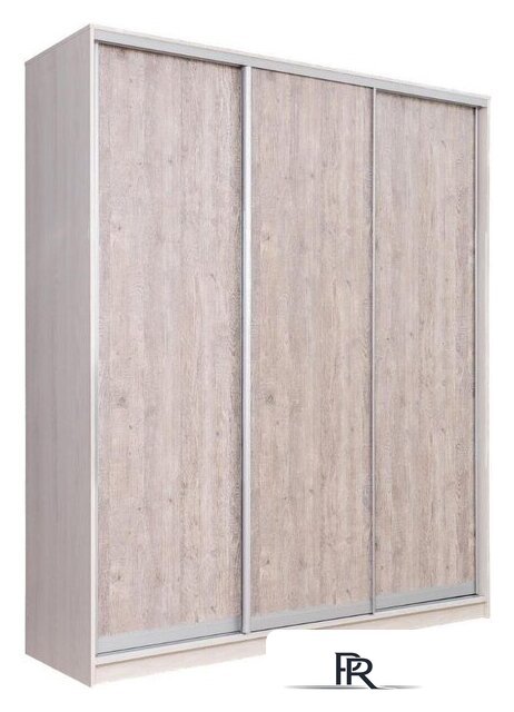 Шкаф-купе Рэйгрупп 176450 YSX Elgon РГ-09.03 (ясень снежный/сосна натуральная/хром) - Изображение №1 — Интернет-магазин ПроЗаказ