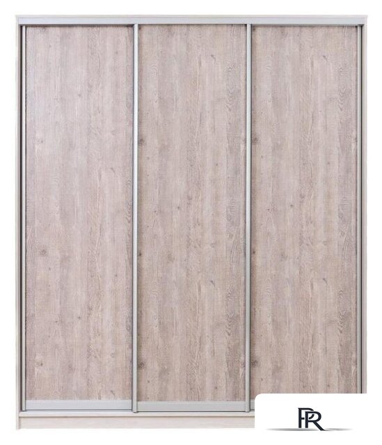 Шкаф-купе Рэйгрупп 176450 YSX Elgon РГ-09.03 (ясень снежный/сосна натуральная/хром) - Изображение №2 — Интернет-магазин ПроЗаказ