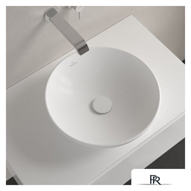 Умывальник Villeroy & Boch Loop&Friends Stone White 4A4601RW - Изображение №4 — Интернет-магазин ПроЗаказ