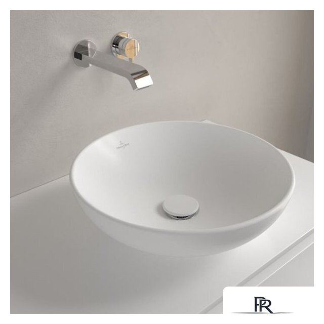 Умывальник Villeroy & Boch Loop&Friends Stone White 4A4601RW - Изображение №7 — Интернет-магазин ПроЗаказ