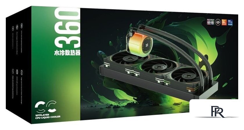 Система жидкостного охлаждения для процессора 1stPlayer CC 360 (черный) - Изображение №6 — Интернет-магазин ПроЗаказ