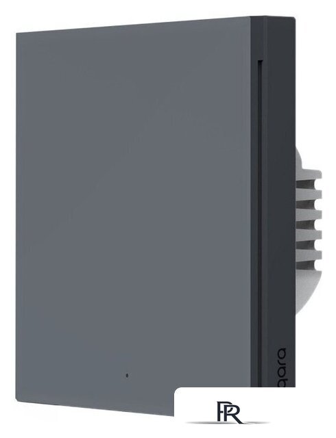 Выключатель Aqara Smart Wall Switch H1 одноклавишный с нейтралью (графит) - Изображение №1 — Интернет-магазин ПроЗаказ