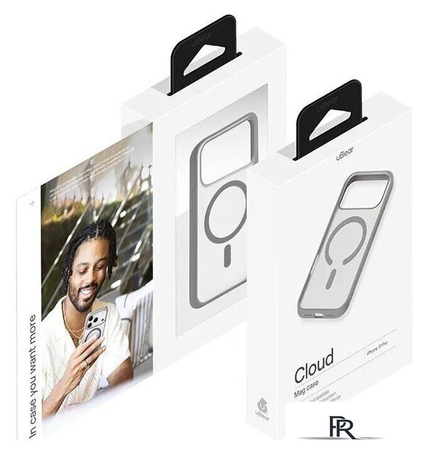 Чехол для телефона uBear Cloud Mag Case для iPhone 17 Pro (серый) - Изображение №9 — Интернет-магазин ПроЗаказ