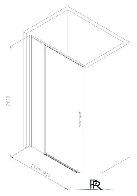 Душевая дверь Allen Brau Priority 3.31035.BA 294064 (серебро браш) - Изображение №14 — Интернет-магазин ПроЗаказ