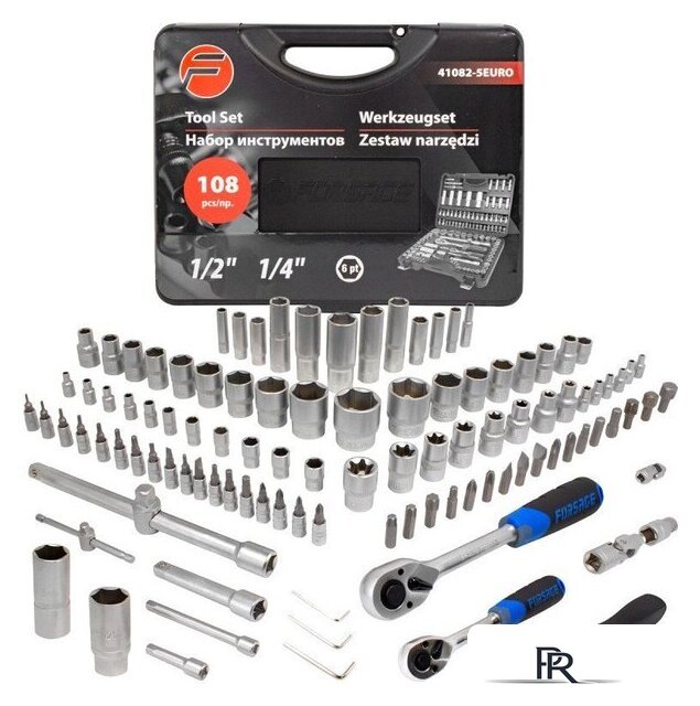 Универсальный набор инструментов FORSAGE F-41082-5EURO(51311) - Изображение №1 — Интернет-магазин ПроЗаказ