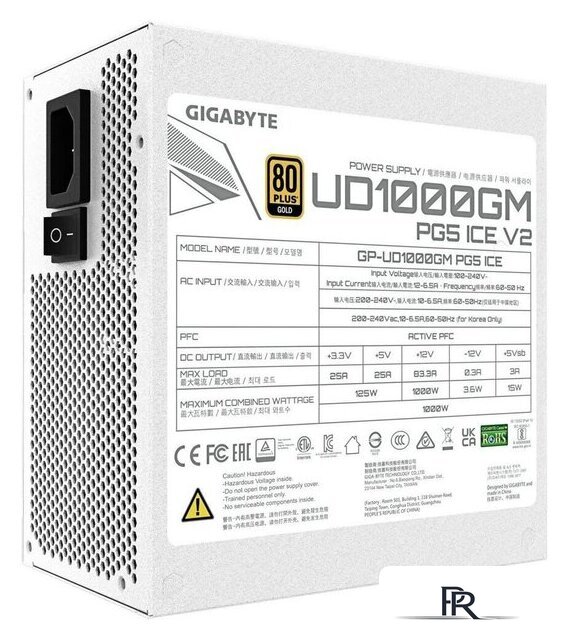 Блок питания Gigabyte UD1000GM PG5 V2 ICE - Изображение №5 — Интернет-магазин ПроЗаказ