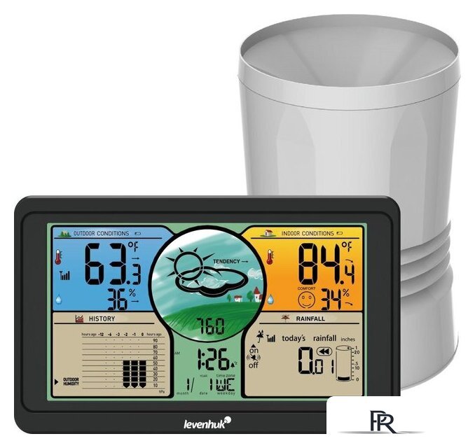 Термометр Levenhuk Wezzer PLUS LP70 78897 - Изображение №1 — Интернет-магазин ПроЗаказ