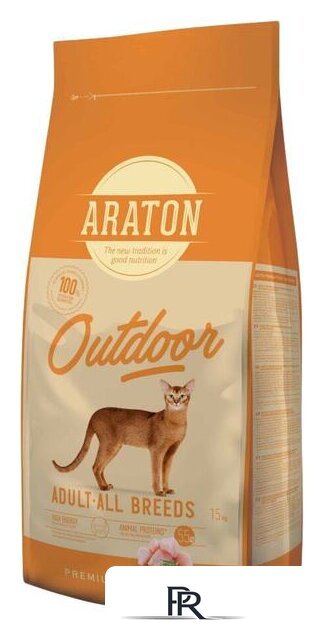 Сухой корм для кошек Araton Adult All Breeds Outdoor 15 кг - Изображение №1 — Интернет-магазин ПроЗаказ