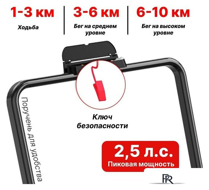 Электрическая беговая дорожка DFC Sparnod T-STH-3070 - Изображение №4 — Интернет-магазин ПроЗаказ