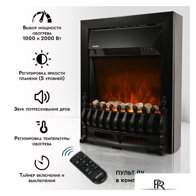 Электрокамин Planta PFP-FS400 (черный) - Изображение №5 — Интернет-магазин ПроЗаказ