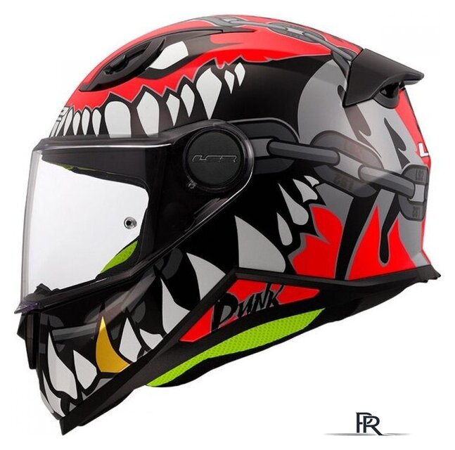 Мотошлем LS2 FF812 Kid Punk (S, серый/красный) - Изображение №1 — Интернет-магазин ПроЗаказ