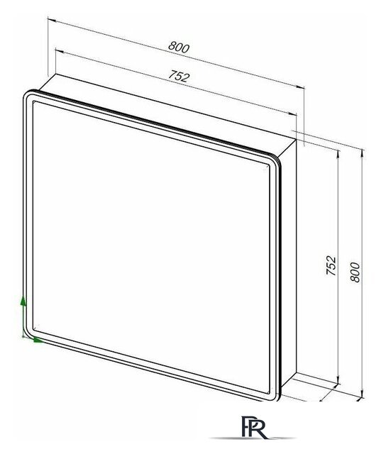  Aquanet Шкаф с зеркалом Оптима 80 311862 - Изображение №12 — Интернет-магазин ПроЗаказ