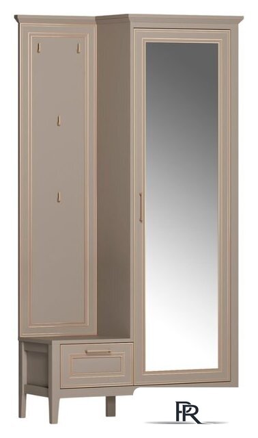 Тумба для обуви Black Red White Classic С вешалкой PPK1D1K/P (глиняный серый) - Изображение №1 — Интернет-магазин ПроЗаказ