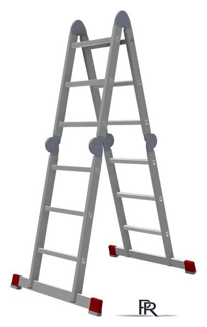 Лестница-трансформер Новая высота NV 332 трансформер 4х3 ступеней - Изображение №2 — Интернет-магазин ПроЗаказ
