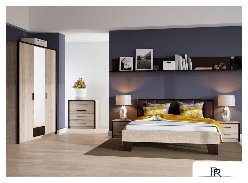 Комод Империал Эшли 80 (венге/дуб сонома) - Изображение №3 — Интернет-магазин ПроЗаказ