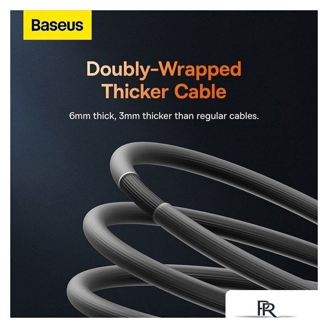 Кабель Baseus CoolPlay Series USB Type-A - Lightning (1 м, черный) - Изображение №14 — Интернет-магазин ПроЗаказ