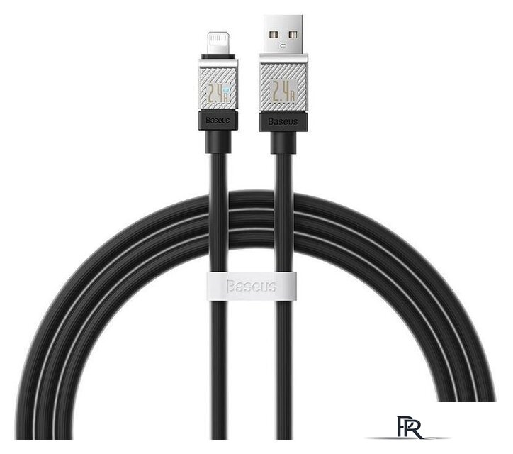 Кабель Baseus CoolPlay Series USB Type-A - Lightning (1 м, черный) - Изображение №2 — Интернет-магазин ПроЗаказ