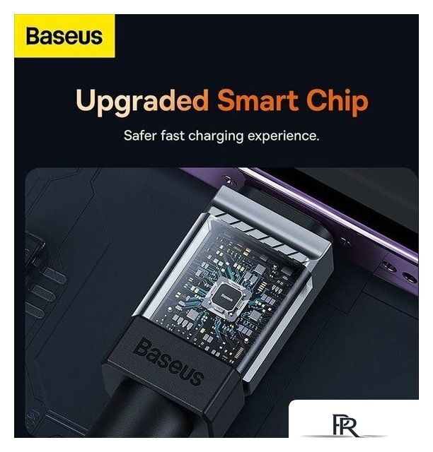 Кабель Baseus CoolPlay Series USB Type-A - Lightning (1 м, черный) - Изображение №18 — Интернет-магазин ПроЗаказ