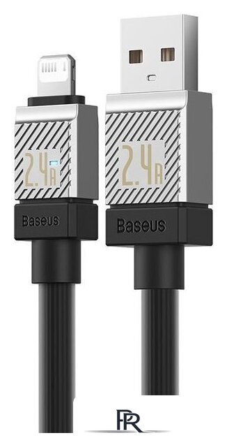 Кабель Baseus CoolPlay Series USB Type-A - Lightning (1 м, черный) - Изображение №5 — Интернет-магазин ПроЗаказ