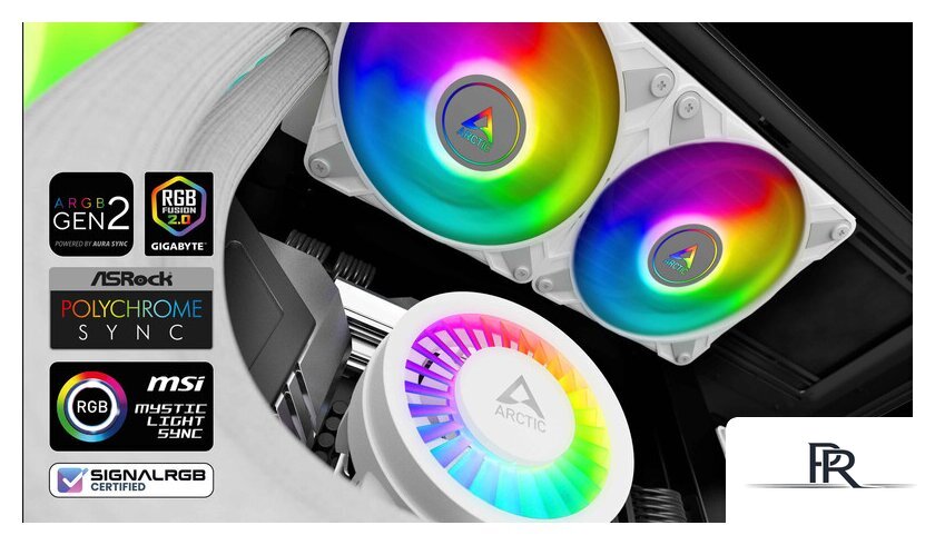 Система жидкостного охлаждения для процессора Arctic Liquid Freezer III 240 A-RGB White ACFRE00150A - Изображение №8 — Интернет-магазин ПроЗаказ
