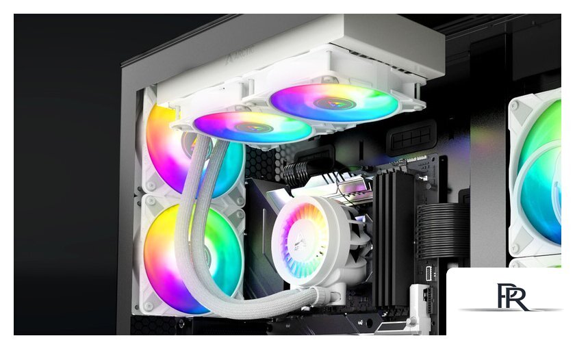 Система жидкостного охлаждения для процессора Arctic Liquid Freezer III 240 A-RGB White ACFRE00150A - Изображение №11 — Интернет-магазин ПроЗаказ